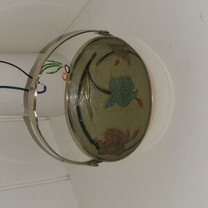 Small brass bowl with handle from india